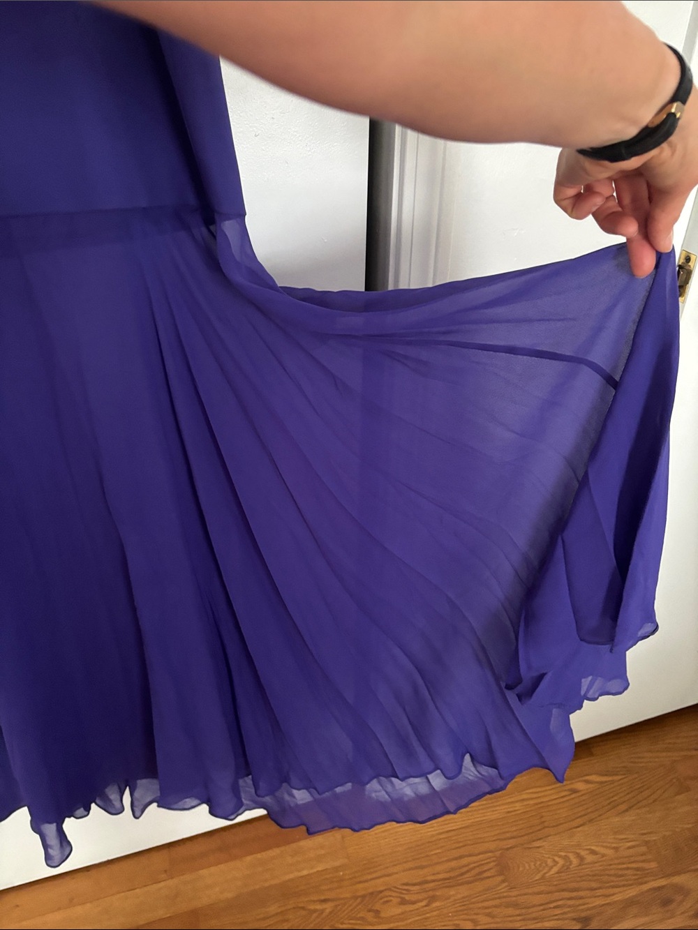 Iconic Purple Cutout Evening Gown - Picture 3 of 10